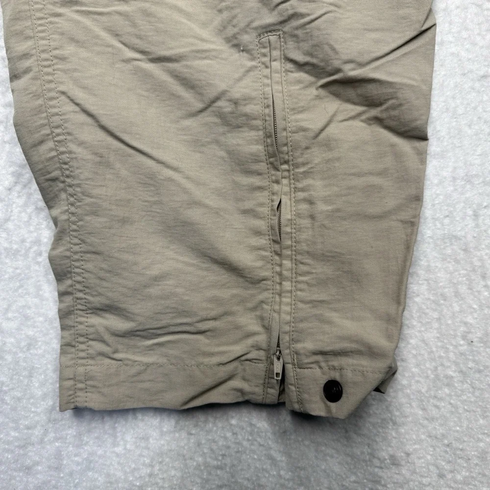 Vintage The North Face Cargo Pants Convertible Shorts 90s Beige‎ Men's Size XL
